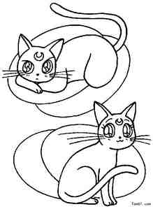 <em>美少女战士</em>3-简笔画图片-中国儿童资源网